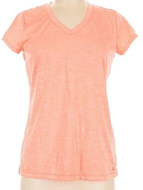 Xersion Peach V-Neck Short Sleeve Tee